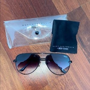 Quay Aviator Sunglasses